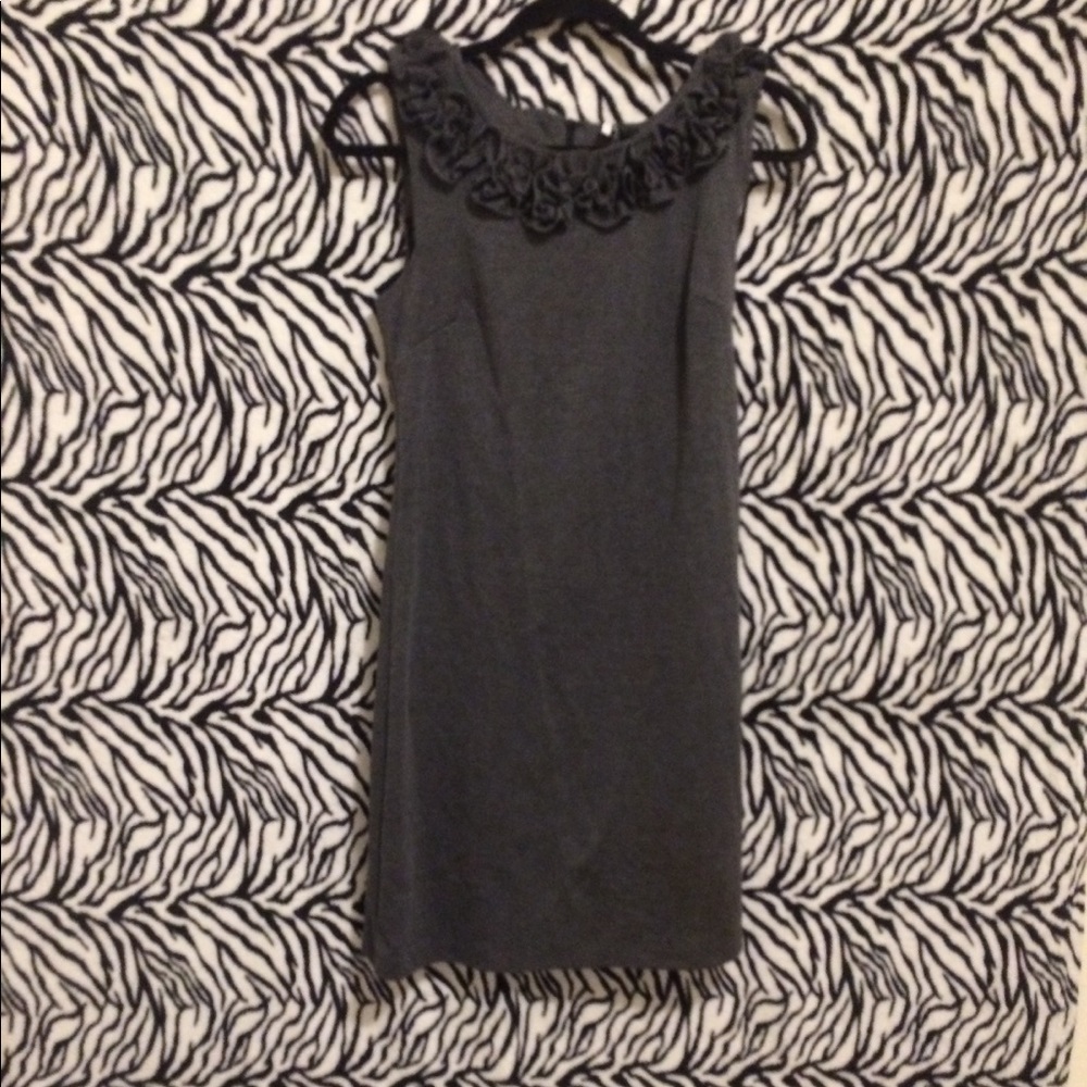 Grey Fitted Dress